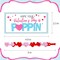 Valentines Day Gifts for Kids - 24 Pack Valentines Cards with Heart POP Bracelets - Sensory Fidget Toys Valentine for School Classroom Gift Exchange Party Favors Supplies for Toddlers Girls Boys